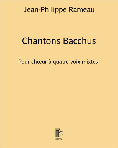 Chantons Bacchus (from 'Platée') — 拉莫
