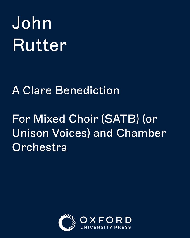 A Clare Benediction — 约翰·拉特