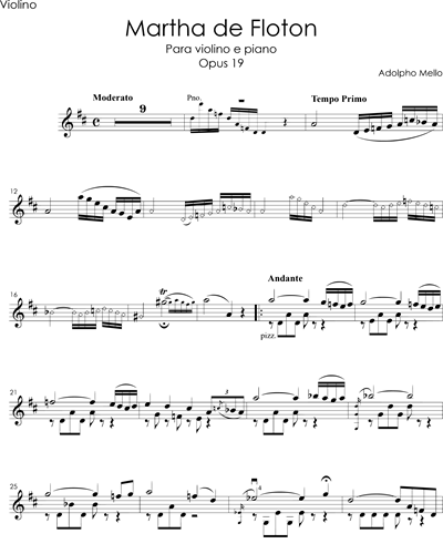 Martha de Floton op. 19 — Adolpho Mello