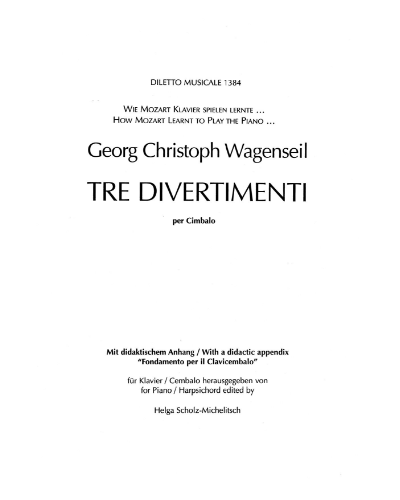 Tre Divertimenti — 瓦根塞尔