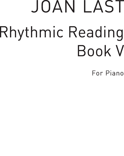 Rhythmic Reading Book 5 — Joan Last