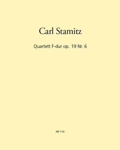 String Quartet No. 6 in F major, op. 19 — 卡尔·斯塔米茨