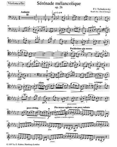 Tchaikovsky for Cello, Vol. 1 — 柴可夫斯基