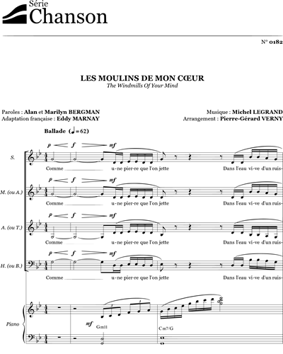 Les moulins de mon cœur — Michel Legrand