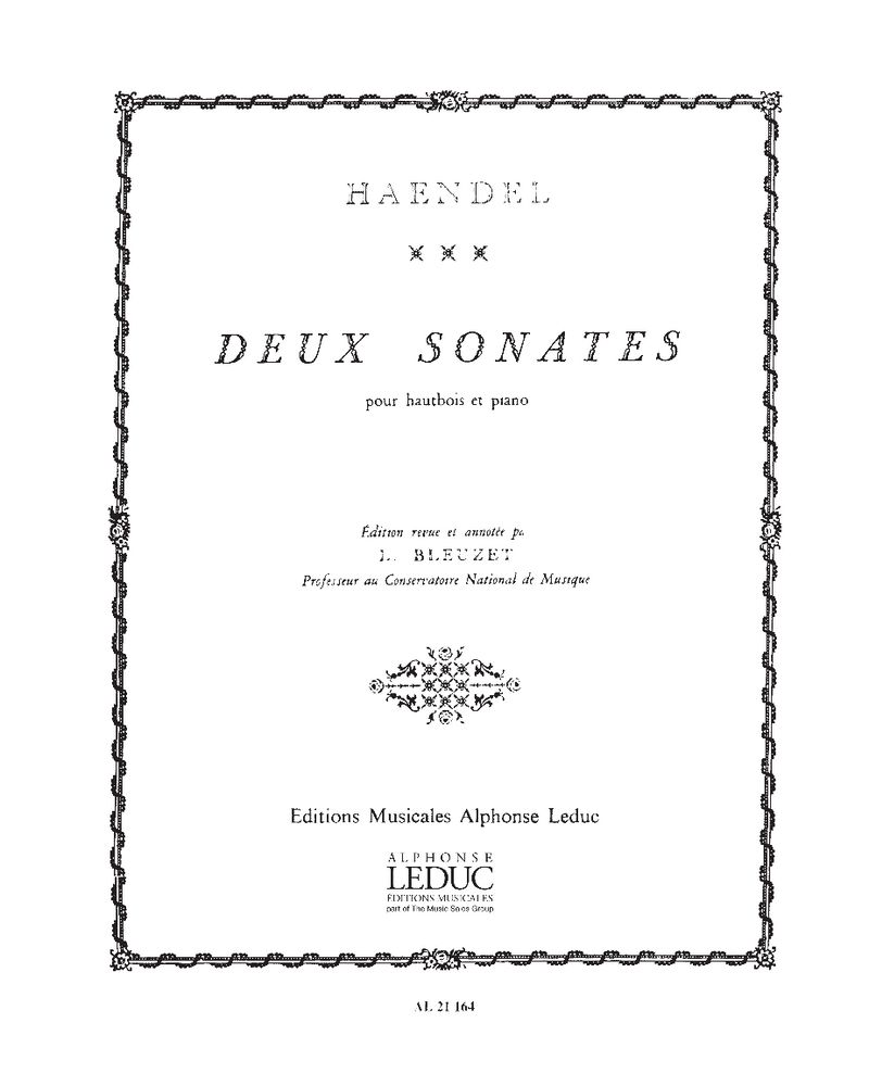Two Sonatas — 亨德尔