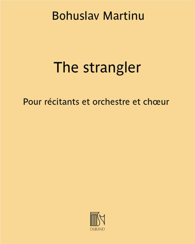 The strangler (A rite of passage) — 马丁努
