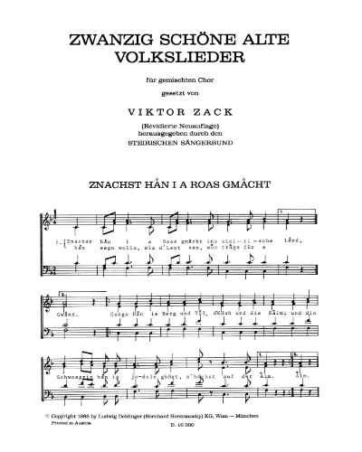 Volksmusik aus der Steiermark, Vol. 12 — Viktor Zack