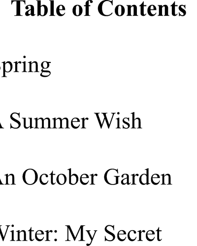 An October Garden — Julian Wachner