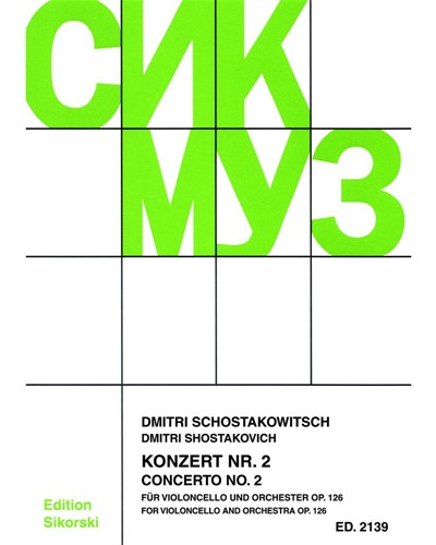 Concerto No. 2, op. 126 — Dmitri Shostakovich