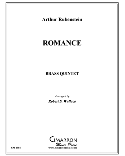 Romance for Brass Quintet — Anton Rubenstein