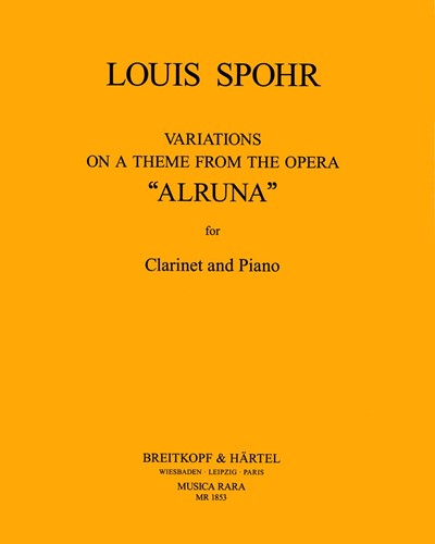 Variations on a Theme from the Opera 'Alruna' — 施波尔