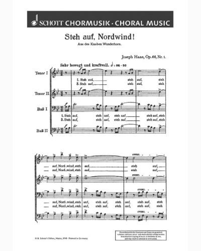 Steh auf, Nordwind! — Joseph Haas
