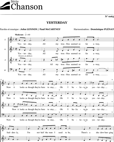 Yesterday — John Lennon