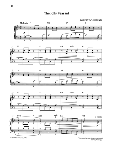 The Jolly Peasant, op. 68 no. 10 — Robert Schumann