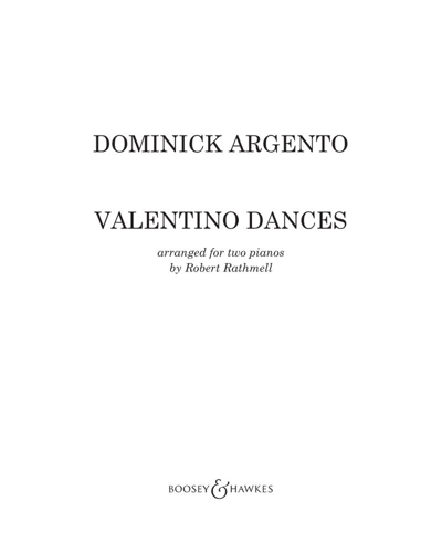 Valentino Dances (from "The Dream of Valentino") — Dominick Argento