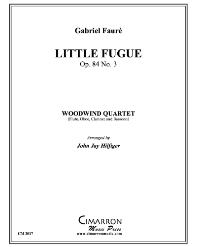 Little Fugue, op. 84 No. 3 — 福雷