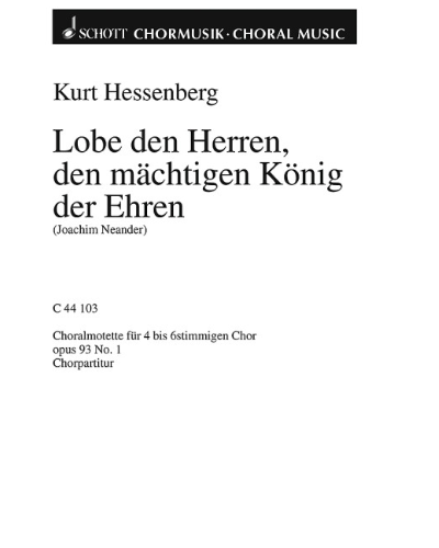 Zwei Choralmotetten — Kurt Hessenberg