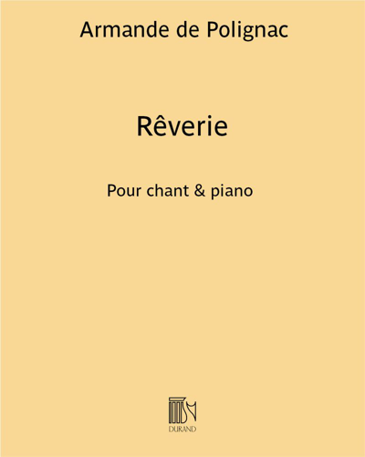 Rêverie — Armande de Polignac