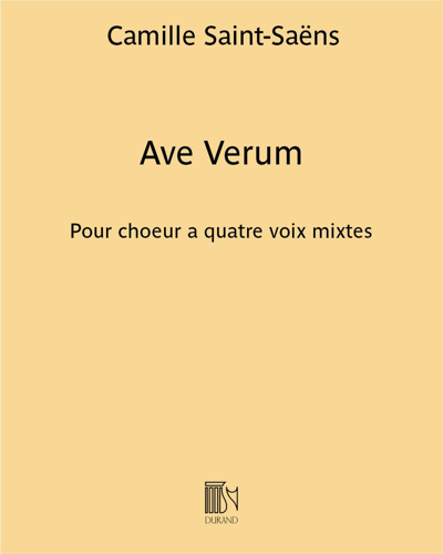 Ave verum — Camille Saint-Saëns