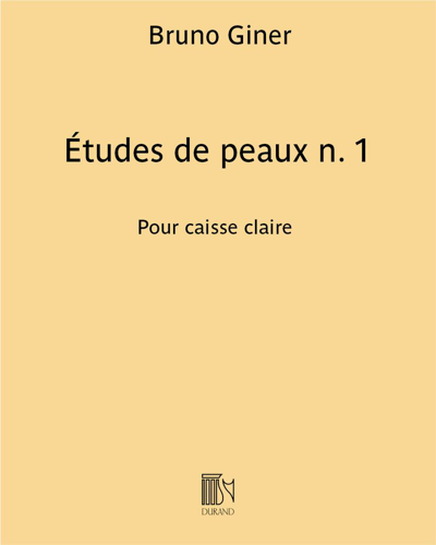 Études de peaux n. 1: Et in terra pax hominibus bonæ voluntatis — Bruno Giner