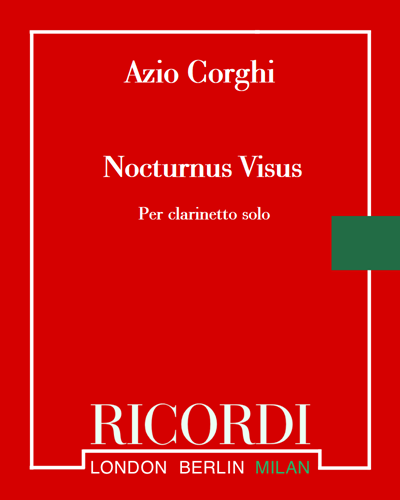 Nocturnus Visus — Azio Corghi