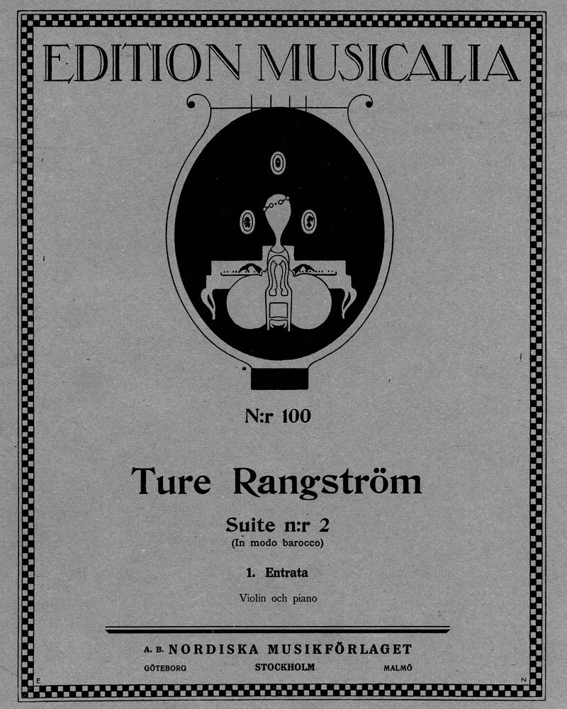 No. 1 (from Suite No. 2 "in modo barocco") — Ture Rangström