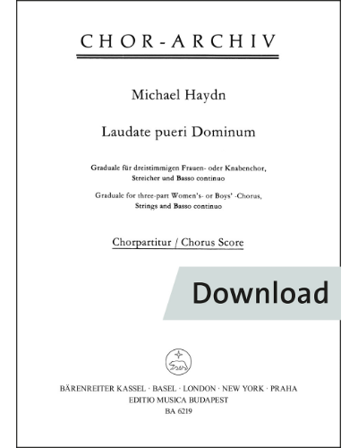 Laudate pueri Dominum — 米夏埃尔·海顿