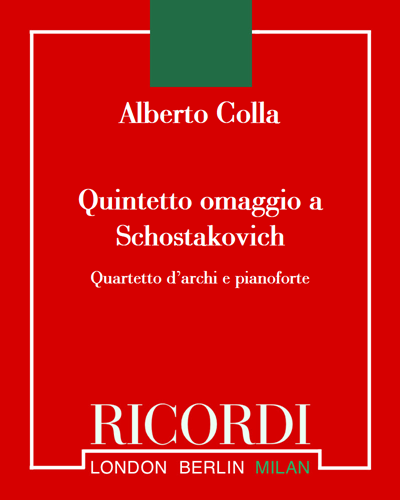 Quintetto omaggio a Schostakovich — Alberto Colla