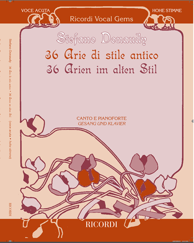36 Arie di stile antico — Stefano Donaudy