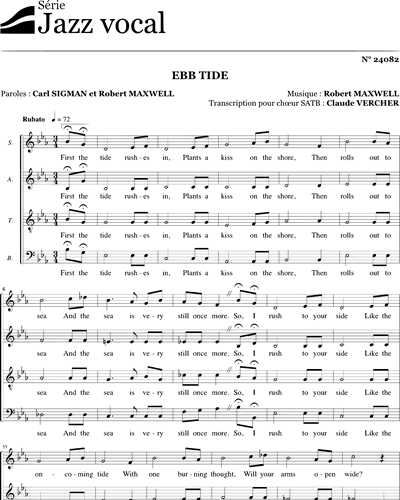 Ebb tide — Robert Maxwell