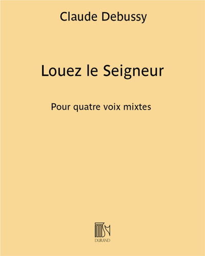 Louez le Seigneur (from 'Martyre de Saint Sébastien') — 德彪西