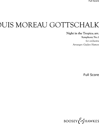 Night in the Tropics; arr. — 路易斯·莫罗·戈特沙尔克