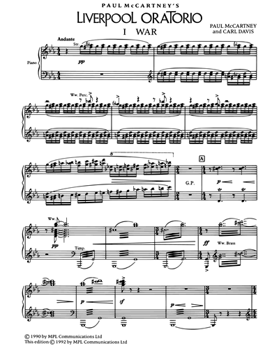 War (from 'Paul McCartney's Liverpool Oratorio') — Carl Davis
