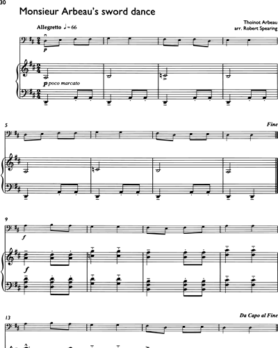 Monsieur Arbeau's Sword Dance — Thoinot Arbeau