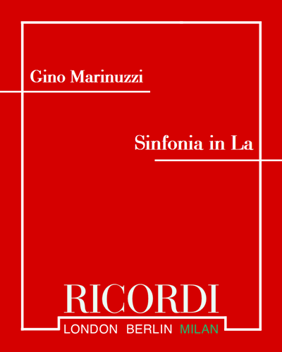 Sinfonia in La — Gino Marinuzzi