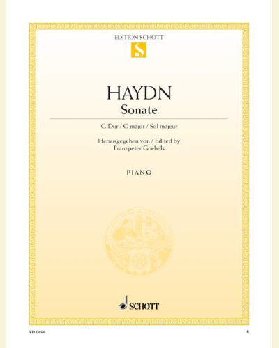 Sonata G major — Joseph Haydn