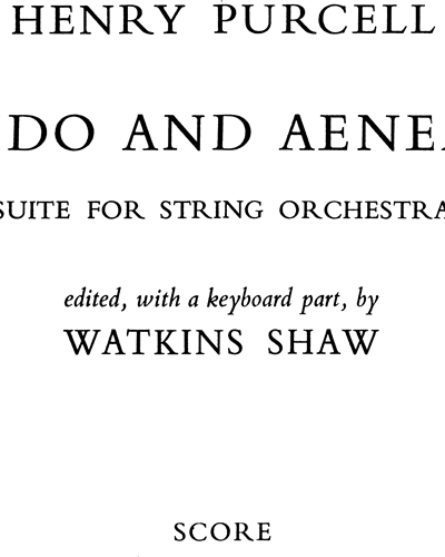 Dido and Aeneas, Z. 626 — 普赛尔