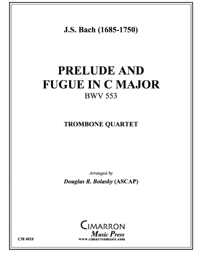 Prelude and Fugue in C major, BWV 553 — Johann Sebastian Bach