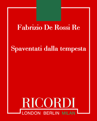 Spaventati dalla Tempesta — Fabrizio De Rossi Re
