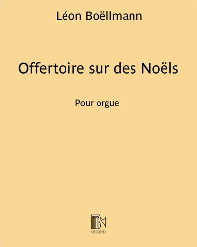 Offertoire sur des Noëls — 波尔曼