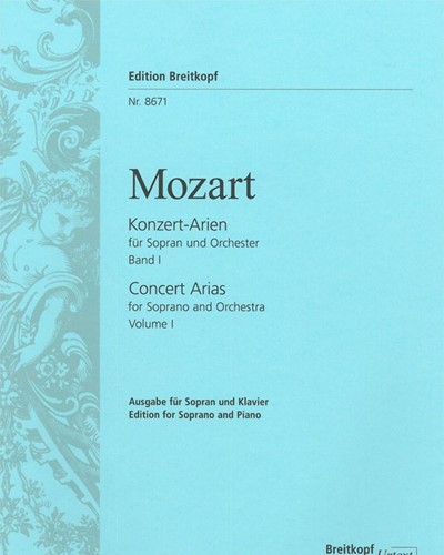 Complete Concert Arias for Soprano, Vol. 1 — Wolfgang Amadeus Mozart