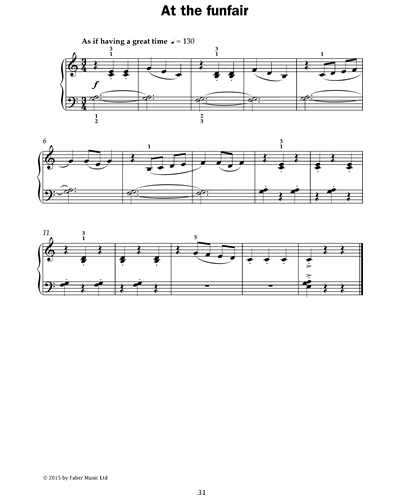 At the funfair (from 'Improve Your Sight-Reading! A Piece a Week Piano Grade 1') — 佚名