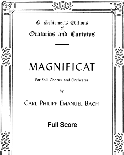 Magnificat — C.P.E.巴赫