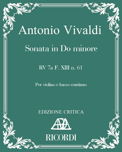Sonata in C minor, RV 7a, F. XIII no. 61 — 维瓦尔第