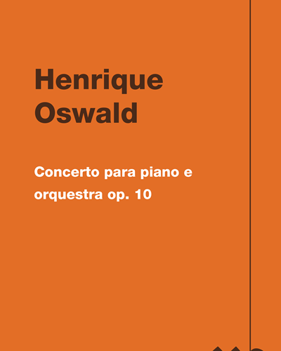 Concerto para piano e orquestra op. 10 — Henrique Oswald