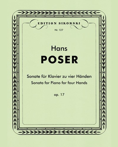 Sonata, op. 17 — Hans Poser