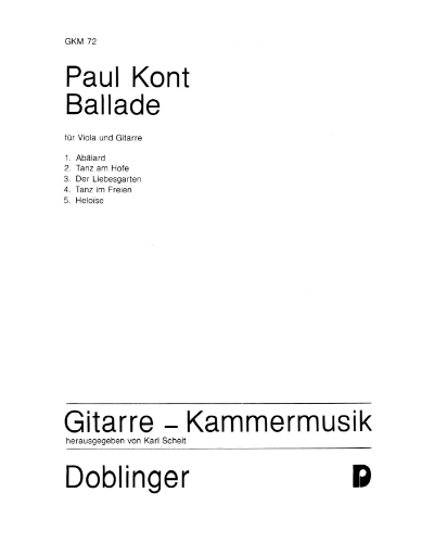 Ballade — Paul Kont