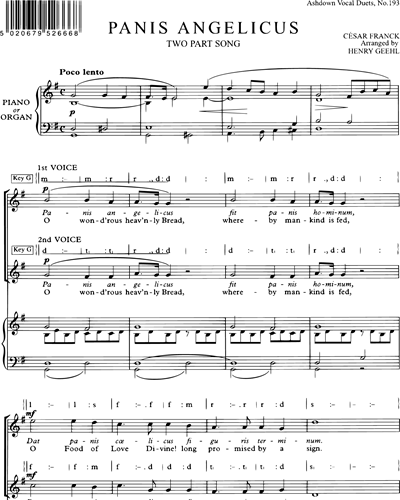 Panis Angelicus — 弗兰克