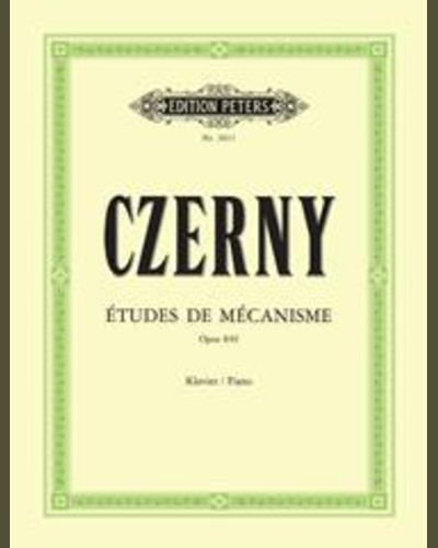 Preliminary School of Velocity Op. 849 for Piano (30 Études de mécanisme) — 车尔尼