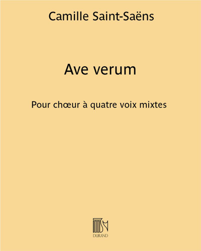 Ave verum — 圣-桑